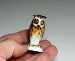 Meissen - Beeldje - Miniature Owl - Porselein, Antiek en Kunst
