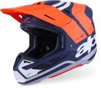Alpinestars S-M7 Core Mat Oranje Blauw Crosshelm, Nieuw met kaartje, Overige merken, Heren, Offroadhelm