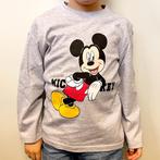 Mickey Mouse longsleeve grijs-Maat 116, Kinderen en Baby's, Nieuw, Verzenden