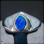 Natuurlijke Boulder Opal Ring uit Australië – 925 zilver, Verzamelen, Mineralen en Fossielen