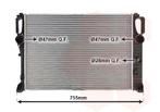 RADIATOR VOOR MERCEDES BENZ CLK-KL W209 2002-2010 2115000802, Ophalen of Verzenden, Nieuw