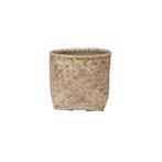 Plantenbak Zayn - Bamboe Ø44 x (H)42,5 cm - Ø44 x (H)42,5 cm, Tuin en Terras, Planten | Tuinplanten, Ophalen of Verzenden