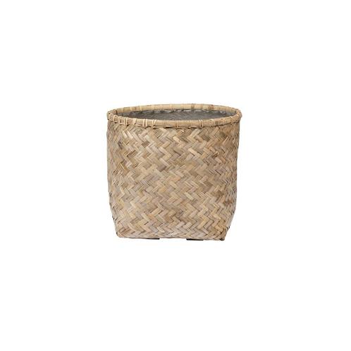 Plantenbak Zayn - Bamboe Ø44 x (H)42,5 cm - Ø44 x (H)42,5 cm, Tuin en Terras, Planten | Tuinplanten, Ophalen of Verzenden