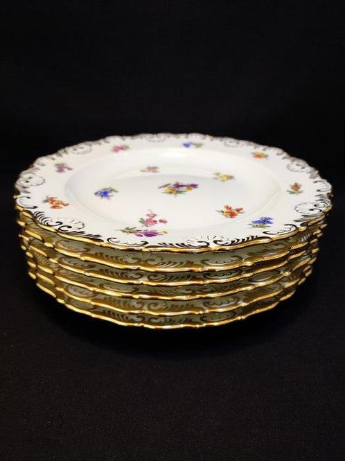 Meissen - Bord (6) - Ø 19,0 cm 6er Set Dessertteller im, Antiek en Kunst, Antiek | Glas en Kristal