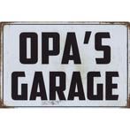 Wandbord - Opa’s Garage, Nieuw, Ophalen of Verzenden