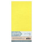 Card deco linnenkarton vierkant yellow, Ophalen of Verzenden, Nieuw, Blanco kaart of Basiskaart