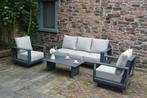 Avellino stoel bank loungeset 4 delig antraciet aluminium, Tuin en Terras, Ophalen of Verzenden, Nieuw, Aluminium