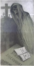 Spotprent over Philippe Pétains artikel Revue des deux..., Antiek en Kunst, Kunst | Litho's en Zeefdrukken, Verzenden