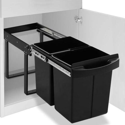 Soft-Close Inbouwprullenbak | Retourdeal | Afval Scheiden, Huis en Inrichting, Woonaccessoires | Prullenbakken, Minder dan 50 cm