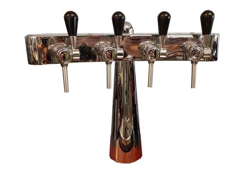 Occasion - Tapzuil Totem 4 kraans ovale taplenzen, Zakelijke goederen, Horeca | Overige, Ophalen of Verzenden