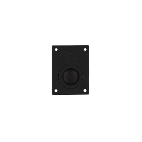Intersteel Luikring rechthoekig 41x31mm - mat zwart, Doe-het-zelf en Verbouw, Hang- en Sluitwerk, Nieuw, Verzenden