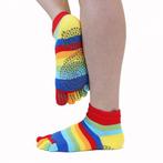 TOETOE Yoga & Pilatus Grip Enkel teensokken  Regenboog - 36-, Verzenden, Nieuw, Kleding