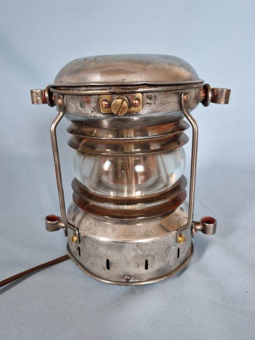 Anchor lamp - Glas, Messing, IJzer, Antiek en Kunst, Curiosa en Brocante