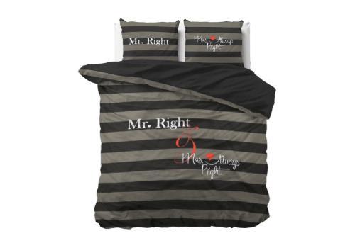 Dreamhouse Pure Mr and Mrs Always Anthracite, Huis en Inrichting, Slaapkamer | Beddengoed