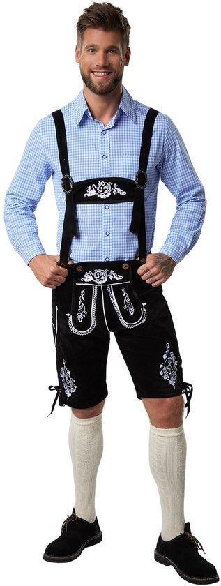 2dekans | dressforfun - Lederhose Frankenwald M -, Hobby en Vrije tijd, Feestartikelen, Zo goed als nieuw, Ophalen of Verzenden