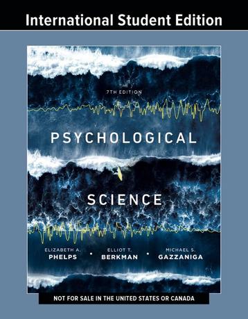 Psychological Science, 9780393884975 beschikbaar voor biedingen