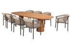 Allora dining tuinstoel terre 4 Seasons Outdoor, Tuin en Terras, Verzenden, 6 zitplaatsen, Stoel, Tuinset