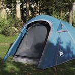 vidaXL Tunneltent 3-persoons waterdicht blauw, Verzenden, Nieuw, Tot en met 2