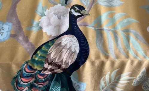Meubelstof - 400 cm - 280 cm - Prachtige Velours Paon, Antiek en Kunst, Antiek | Kleden en Textiel
