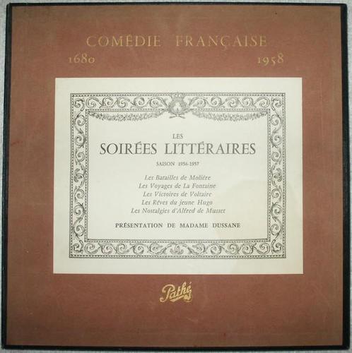 lp box - Various - Les SoirÃ©es LittÃ©raires Saison 1956, Cd's en Dvd's, Vinyl | Overige Vinyl, Zo goed als nieuw, Verzenden