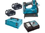 Makita DBN500RTJ 18V Li-Ion Accu brad tacker set (2x 5.0Ah, Verzenden, Zo goed als nieuw