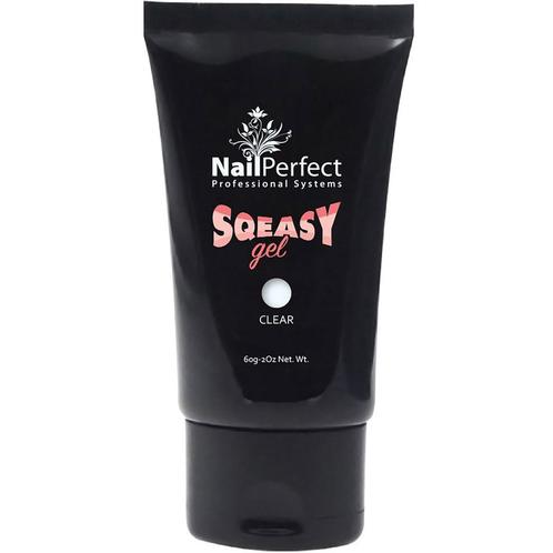 Nail Perfect  Sqeasy Gel  Clear  60 ml, Sieraden, Tassen en Uiterlijk, Uiterlijk | Haarverzorging, Nieuw, Verzenden