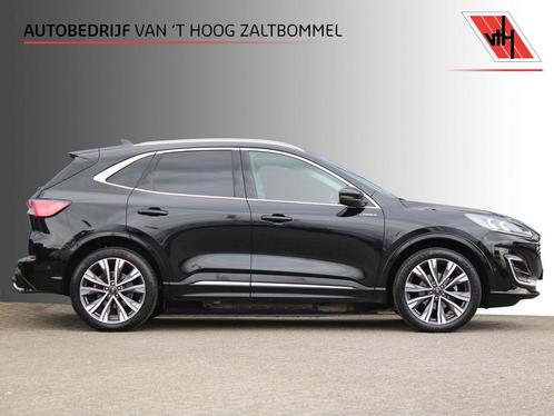 Zakelijke Lease |  Ford Kuga 2.5 PHEV Vignale LEDER MEMORY B, Auto's, Ford, Onderhoudsboekje, Lease, Zwart, Automaat, SUV of Terreinwagen