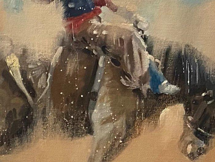 Paul Cheng - Rodeo Art #11, Antiek en Kunst, Kunst | Schilderijen | Modern