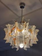 Plafondlamp - 7 Luci - Gegoten glas met chroomafwerking -