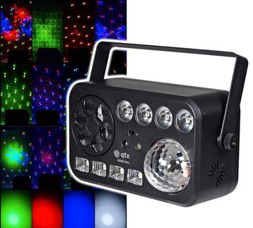 QTX GOBO HEx 6-in-1 LED En Laser Effect beschikbaar voor biedingen