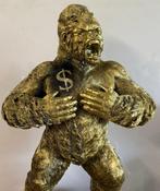 Daluxe Art - 1999 • Gold Gorilla XXL “PLATA O PLOMO” – Pablo, Antiek en Kunst, Kunst | Schilderijen | Modern