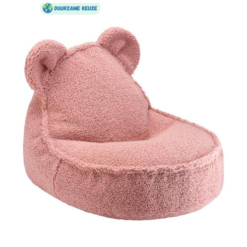 Kinder zitzak beer | Teddy | Guava pink (meubelen), Kinderen en Baby's, Kinderkamer | Inrichting en Decoratie, Nieuw, Ophalen of Verzenden