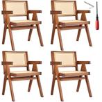 Eetkamerstoel Lizzy met Weens vlechtwerk in boho-stijl - don, Huis en Inrichting, Stoelen, Verzenden, Nieuw