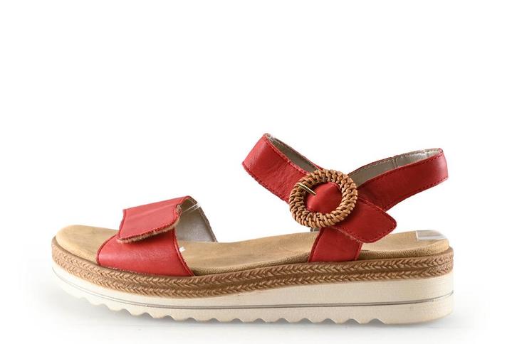 Remonte Sandalen in maat 40 Rood, Kleding | Dames, Schoenen, Rood, Zo goed als nieuw, Sandalen of Muiltjes, Verzenden