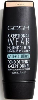 GOSH X-CEPTIONAL WEAR 12 NATURAL LONG LASTING FOUNDATION T.., Nieuw, Verzenden