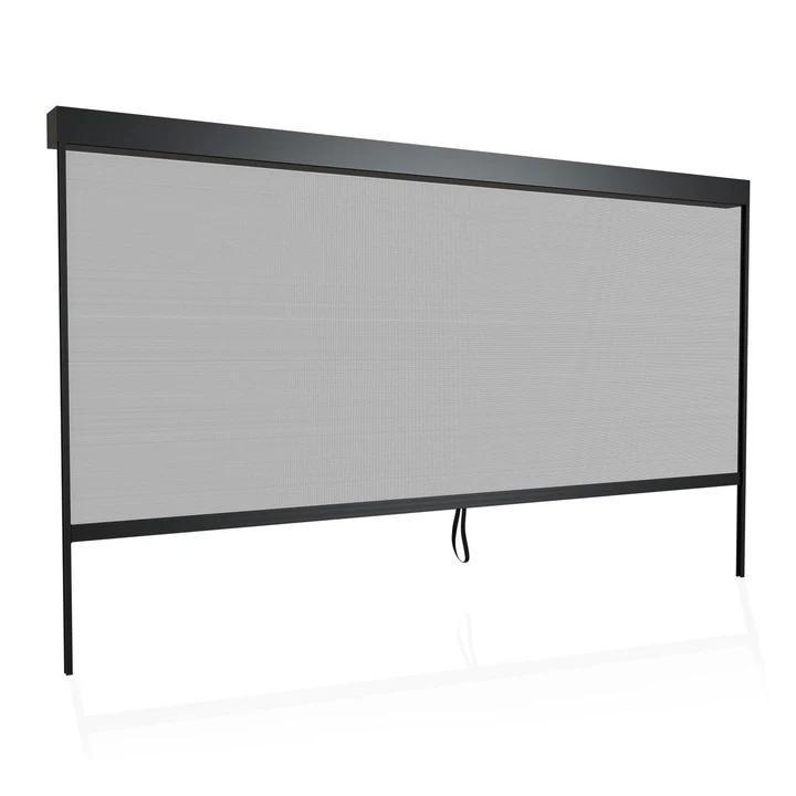 Zijwand Voor Lamellendak - Tahiti - 4x2,4 m - Antraciet, Tuin en Terras, Overkappingen, Nieuw, Verzenden