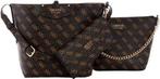 Guess Eco Brenton Bucket Dames Crossbody - Brown, Sieraden, Tassen en Uiterlijk, Tassen | Schoudertassen, Verzenden, Nieuw