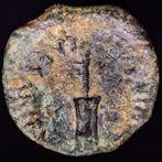 Hispania, Carteia. Tiberius (14-37 n.Chr.). Semis Struck in