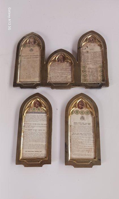 Neogotisch triptychon van Cartaglorie (3) - Antiek -, Antiek en Kunst, Kunst | Niet-Westerse kunst