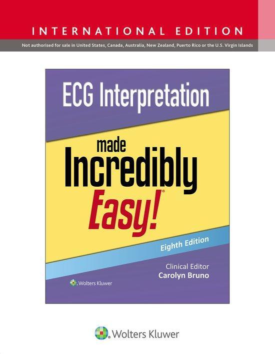 9781975236113 Incredibly Easy! Series- ECG Interpretation..., Boeken, Studieboeken en Cursussen, Nieuw, Verzenden