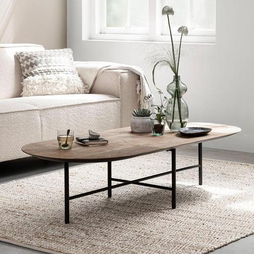 *WOONWINKEL* DTP Home Soho Salontafel Teak Ovaal, Huis en Inrichting, Tafels | Salontafels, Nieuw, Verzenden