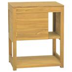 vidaXL Badkamerkast 60x40x75 cm massief teakhout, Verzenden, Nieuw