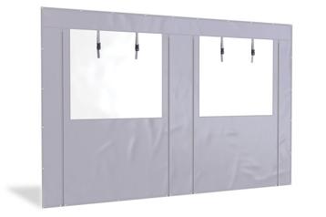 Overkapping zijwand PVC  | 4 meter breed |  250cm hoog | beschikbaar voor biedingen