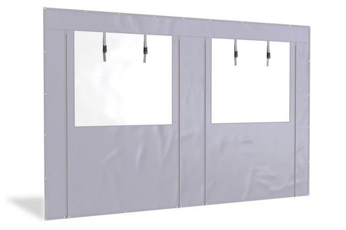 Overkapping zijwand PVC  | 4 meter breed |  250cm hoog |, Doe-het-zelf en Verbouw, Zeil en Folie, Zeil, Nieuw, Ophalen of Verzenden