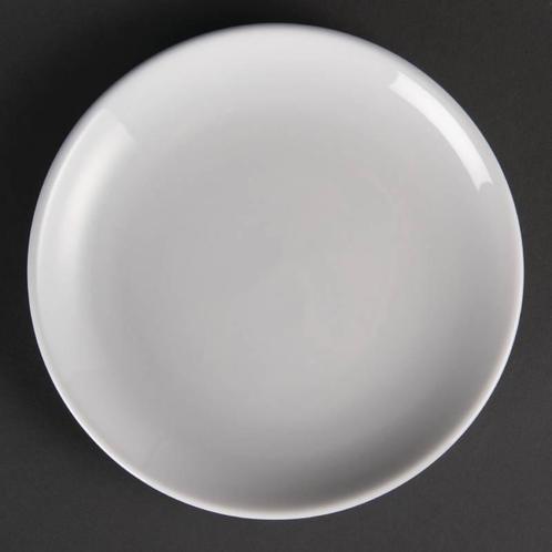 Witte porselein ronde borden 18 cm (stuks 12), Zakelijke goederen, Horeca | Overige, Verzenden