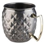 GGM Gastro | (6 stuks) Mok - MOSCOW MULE - 500ml - Zilver -, Verzenden, Nieuw in verpakking