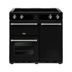 Inductie fornuis Belling 90 Ei Black, Ophalen of Verzenden, Zo goed als nieuw