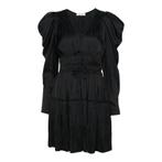 Ulla Johnson • satijnen jurk Lu • L (10), Kleding | Dames, Jurken, Verzenden, Zwart, Maat 42/44 (L), Nieuw