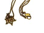 Veiling - Vintage Christian Dior | Crystal Necklace | Gold P, Gebruikt