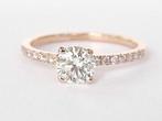 Verlovingsring - 14 karaat Roségoud - 0.83ct. tw. Diamant